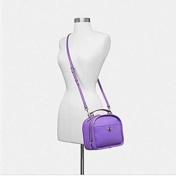 Coach Retro Lunch Pail Crossbody Bag In True Red - Picture 9 of 9